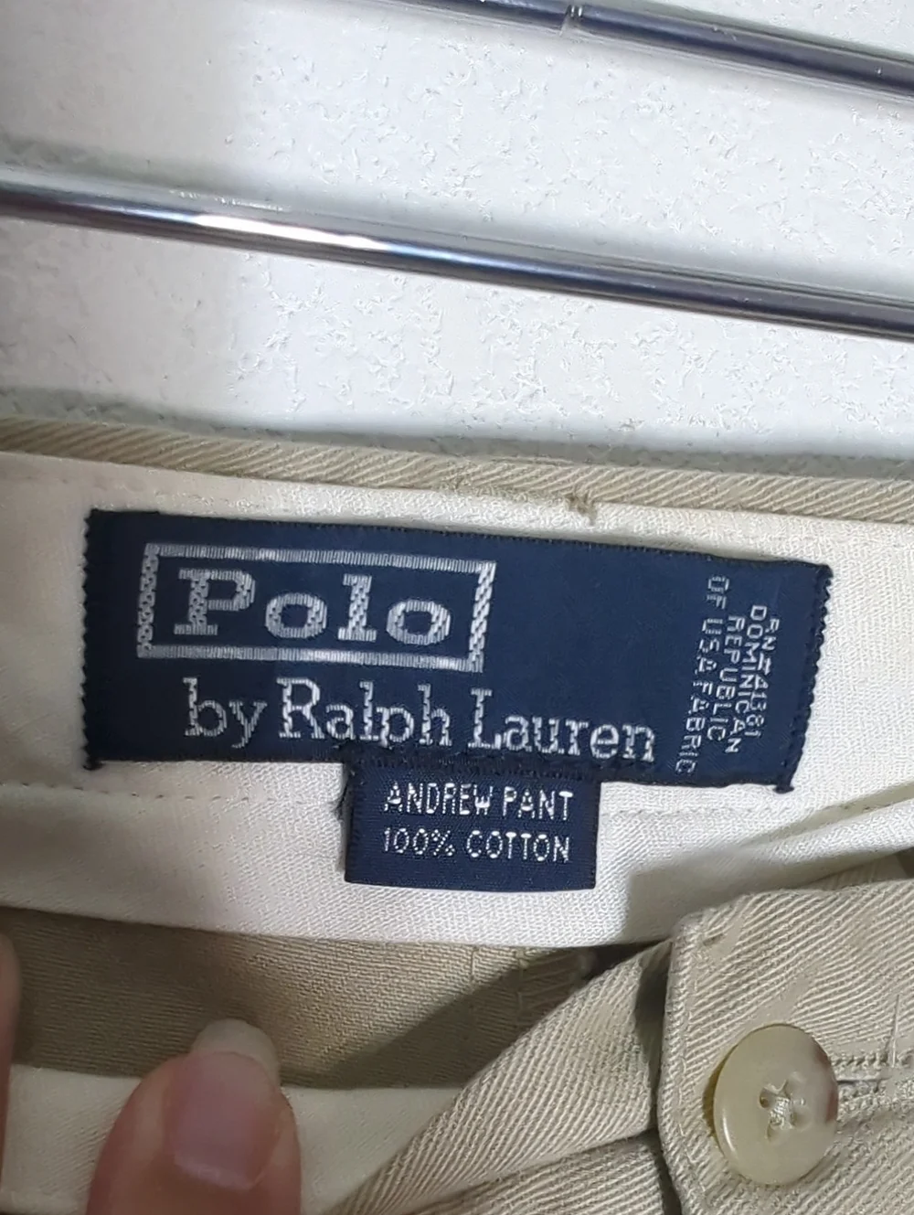 Polo Ralph Lauren Men's Andrew Pant Pleated Front Chinos Khakis Trousers 42 30